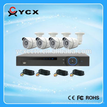 2015 New model Outdoor weatherproof 4CH 720P CVI bullet camera Kits , 4CH CVI CCTV Camera System